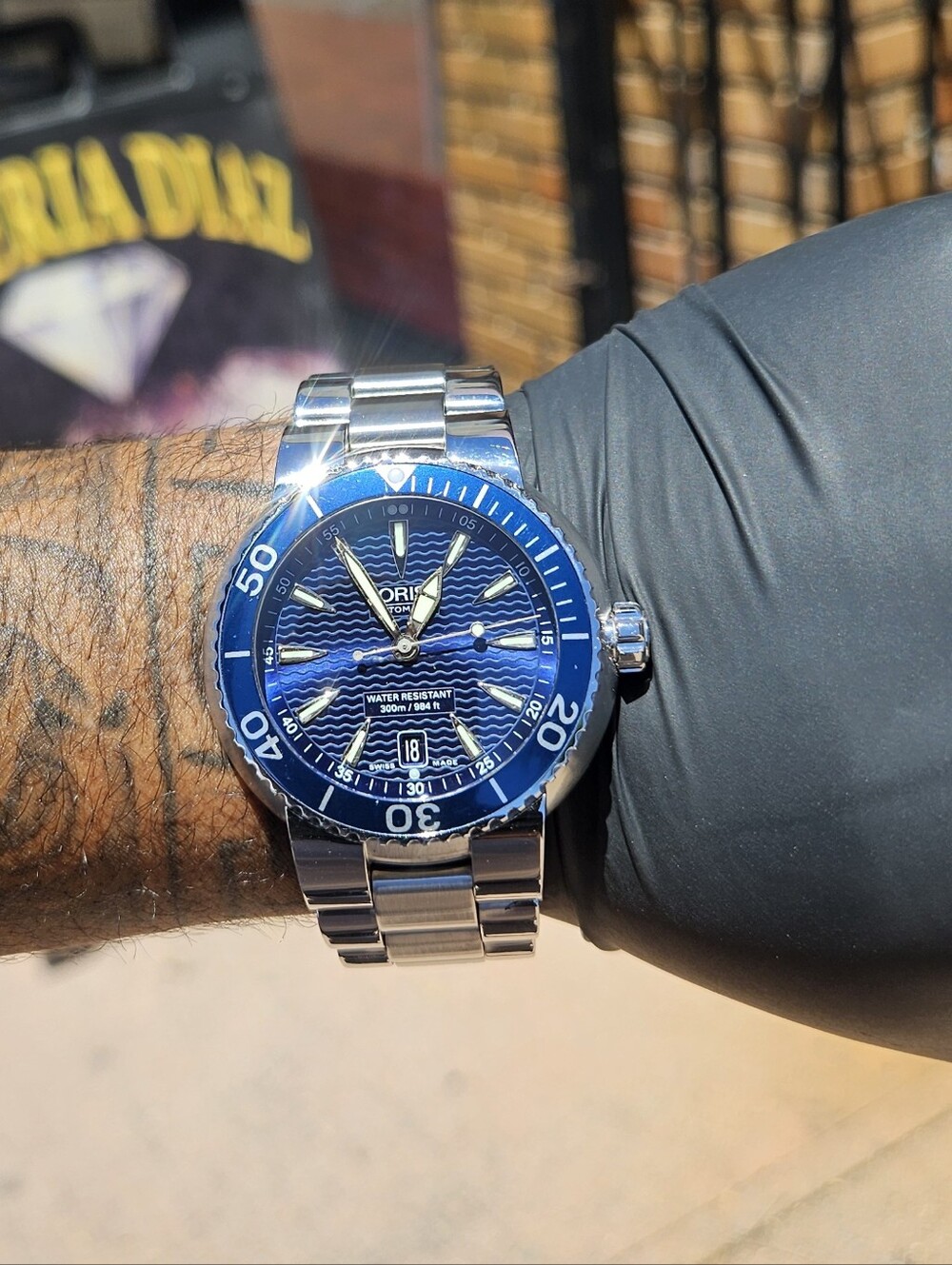 Oris 44mm Automatic REF-7533P Divers Watch